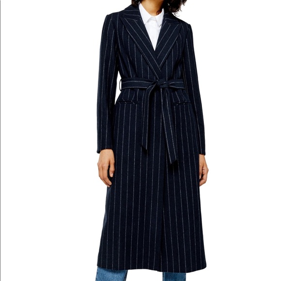 Topshop Jackets & Blazers - Topshop Belted Long Coat